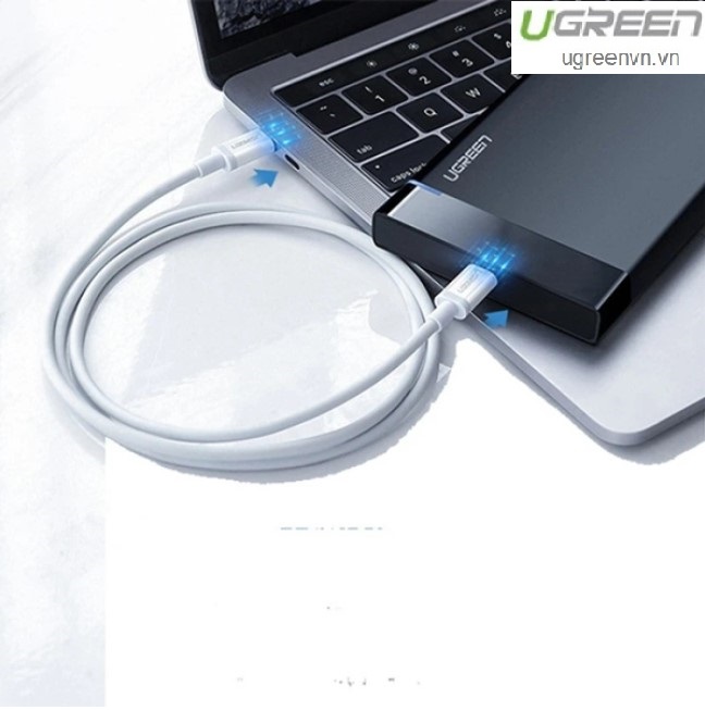 Cáp sạc, dữ liệu USB Type-C to USB Type-C dài 1,5M hỗ trợ PD 60W Ugreen 60519